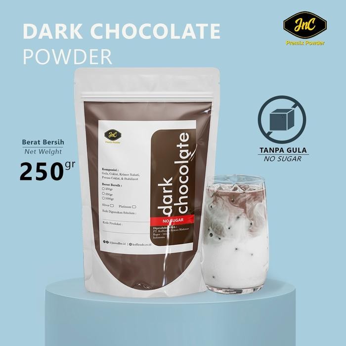 

BnyKpilihAnSkrG- JnC Dark Chocolate Tanpa Gula 250 Gr / Bubuk minuman Dark Coklat