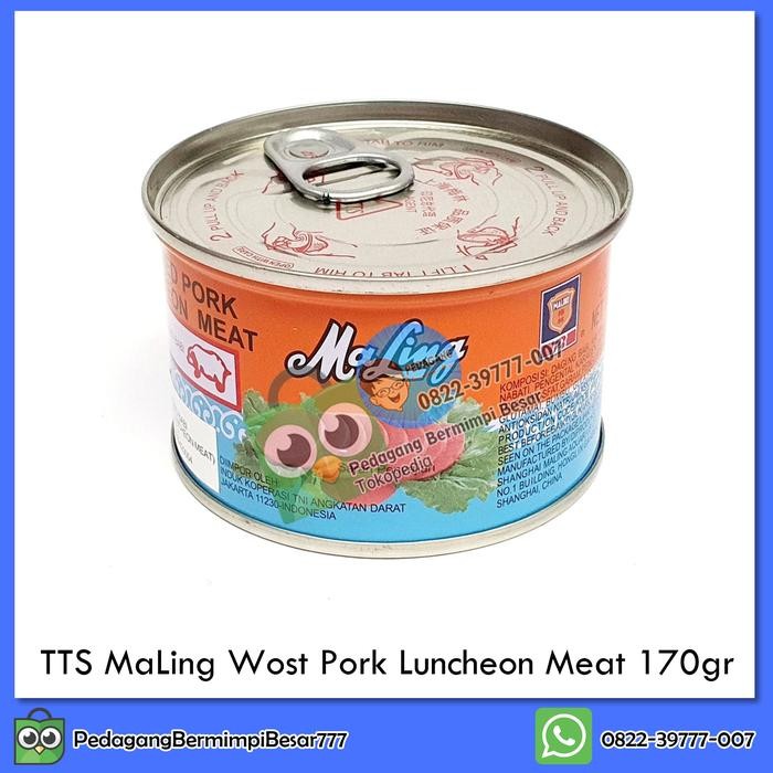 

BnyKBonusBelidiMari- TTS Maling Wost 170gr Pork Luncheon Meat Kornet Babi MaLing