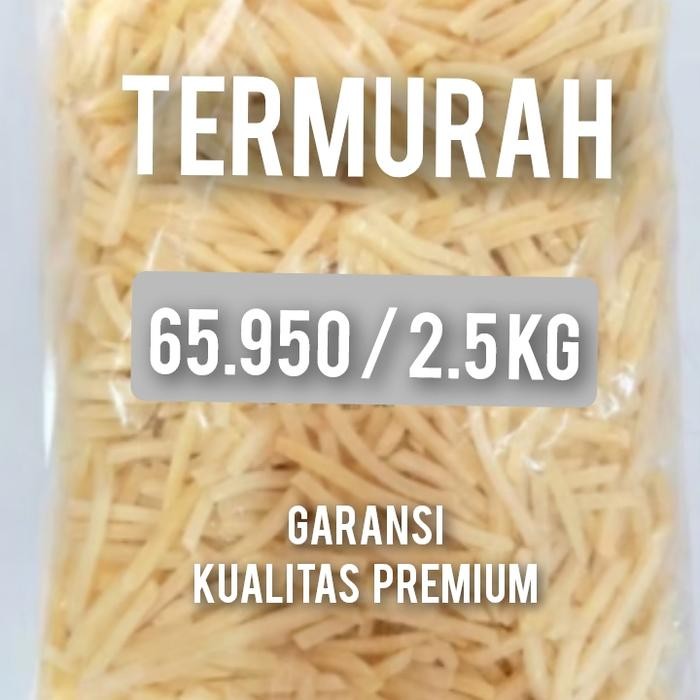 

BnyKBonusBelidiMari- KENTANG GORENG AVIKO SHOESTRING CUT 7mm. 2.5Kg Polos