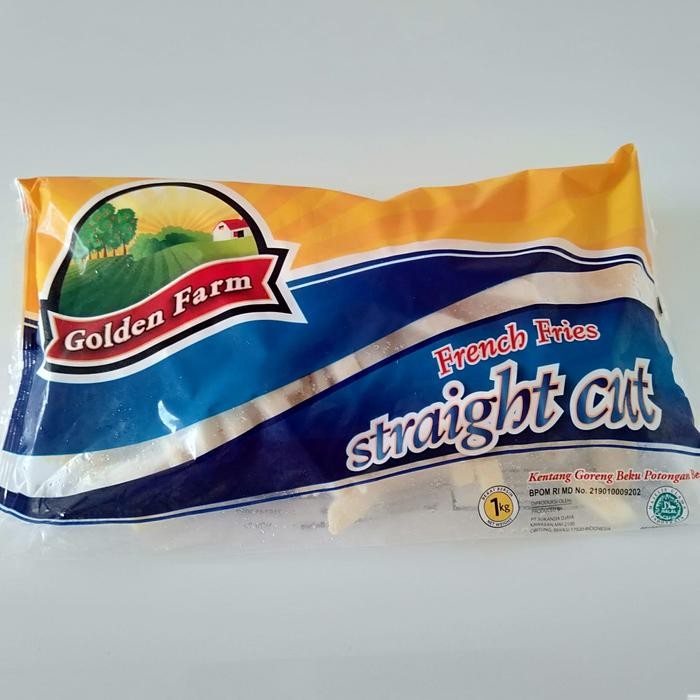 

BnyKBonusBelidiMari- Golden Farm French Fries Frozen Straight Cut Kentang Beku 1 kg