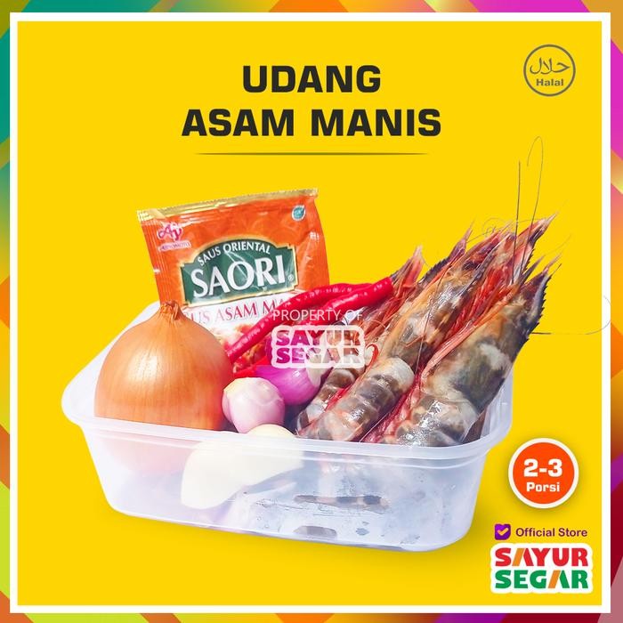 

PastiFreShNya- PAKET UDANG ASAM MANIS [1 Pack] FRESH HALAL