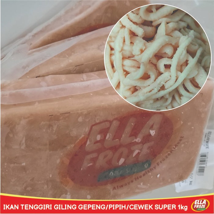 

PastiFreShNya- Ikan Tenggiri Giling Gepeng/Pipih/Cewek Super 1 Kg