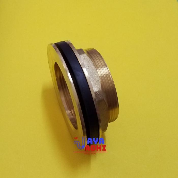 PREMIUM Vlok Mur Ring Tandon Air Toren Brass Kuningan - Profil Drat Tinggi