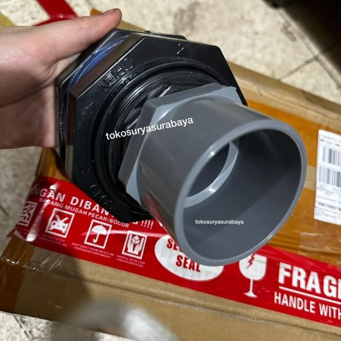 PREMIUM Bulkhead 2" mur tandon 2" mur 2" kopling tandon 2 inch Tandon MPOIN