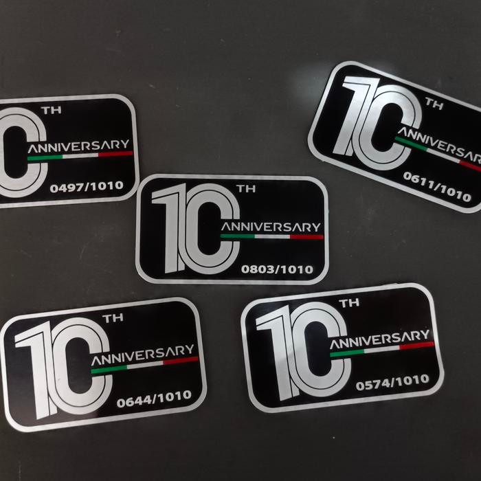 PREMIUM emblem vespa anniversary 10th original