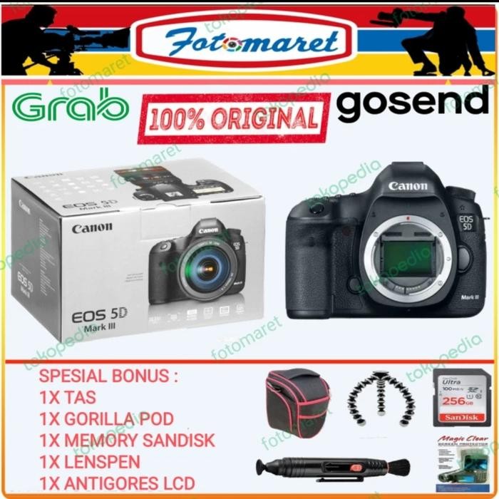 Cam- Canon Eos 5D Mark Iii Body Only/Kamera Canon 5D Mark Iii Body Only