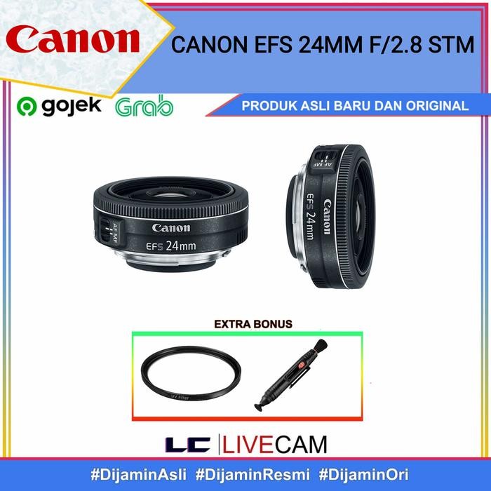 Lenz- Canon Efs 24Mm F2.8 Stm / Lensa Wide Canon Ef-S 24Mm F/2.8 Stm