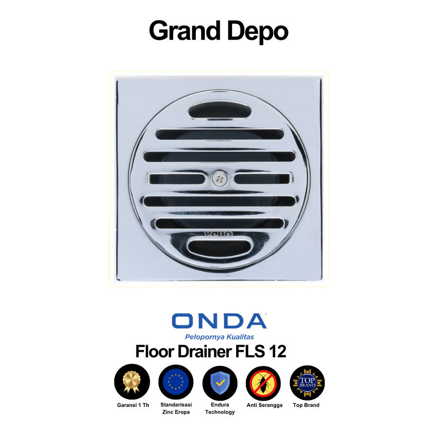 ONDA FLOOR DRAINER FLS 12 / SARINGAN GOT ONDA