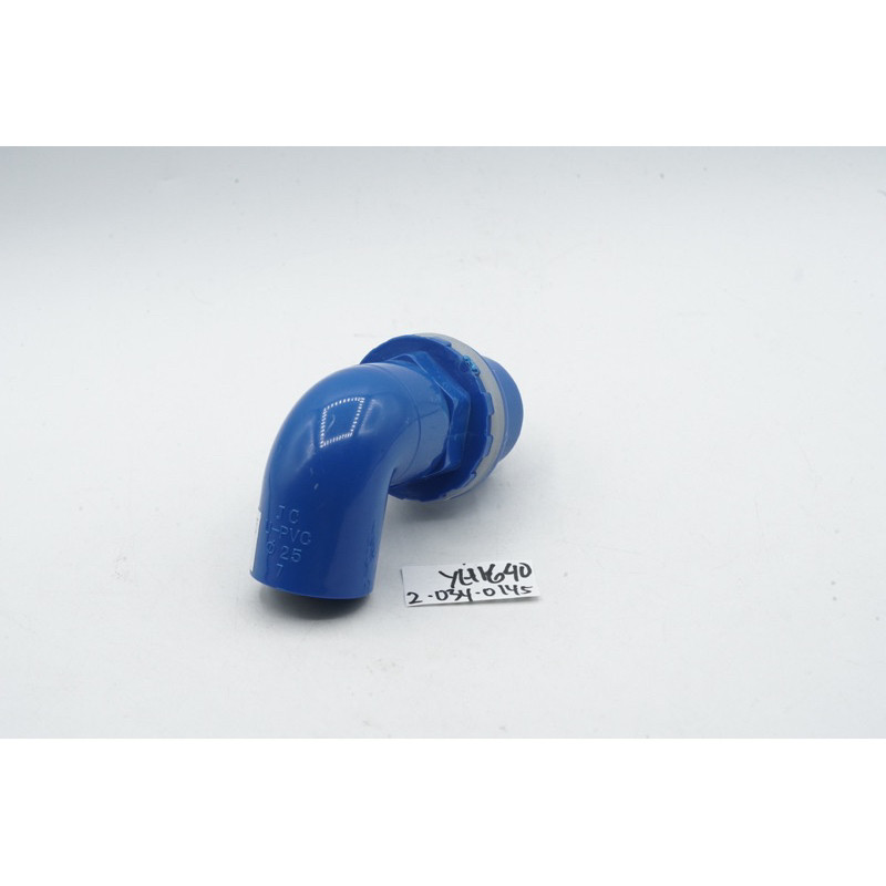 Blue 90 Dee Elbow Konektor Pipa Filter Akuarium 25 mm Garden Irration rium Fish Tank Drain Pipe PVC