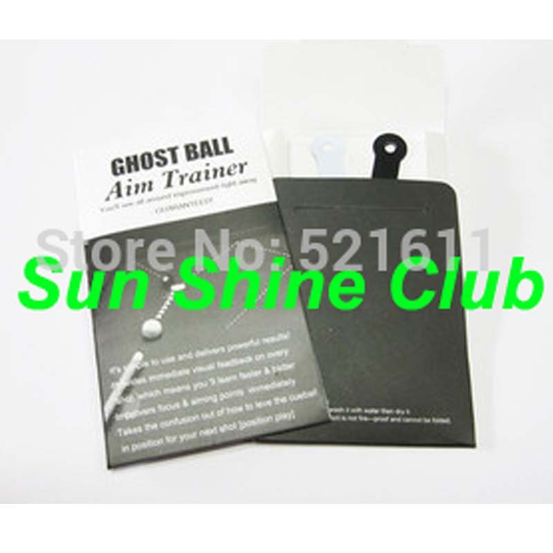 2pcs/lot New Billiards Pool Ghost Ball Aim Trainer Black Snooker Ghost Ball Aim Trainers Billiards A