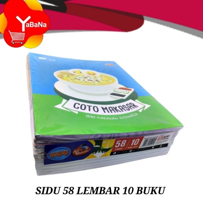 

[YBN] Buku Tulis Sidu 58 lembar Sinar dunia 10buku