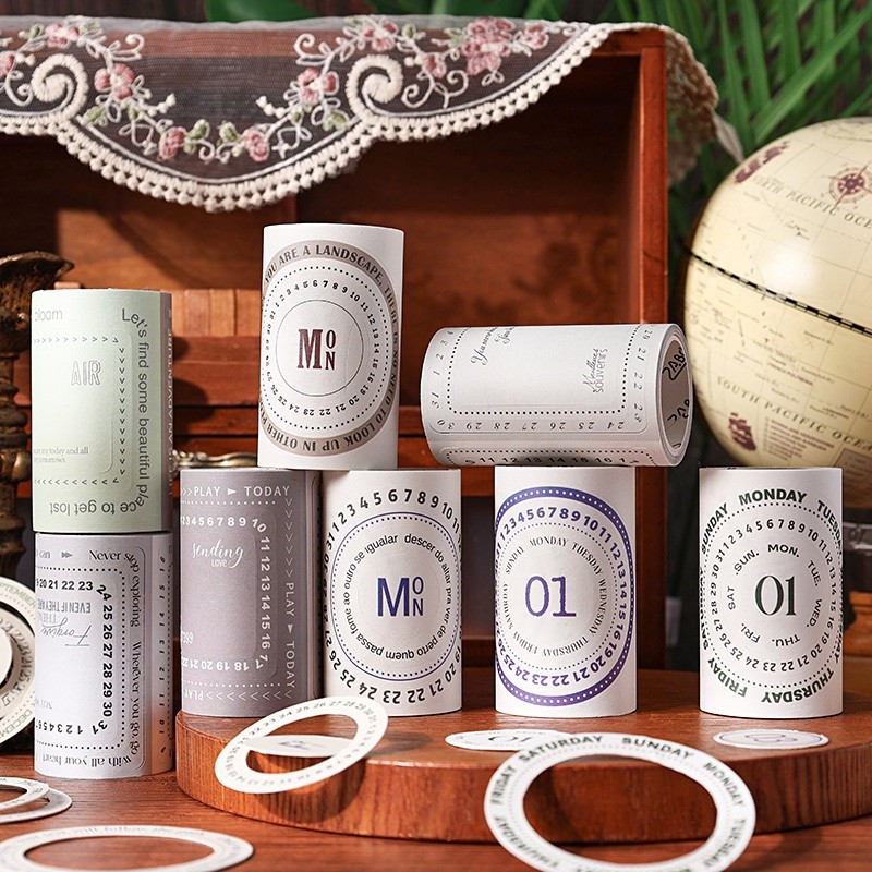 

Washi Tape 70mmx2m Seri Alam Morland (Kiss-Cut) Sticker Aesthetic Dekorasi Journal Vintage Retro