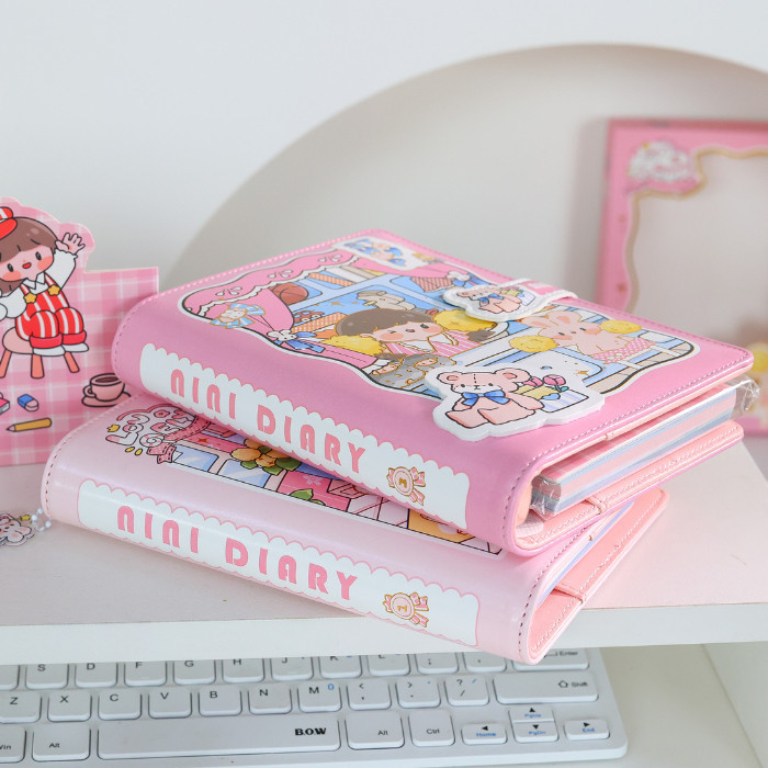 

Notebook Binder A5 Buku Loose Leaf Diary Buku Agenda Ring Jurnal 6381