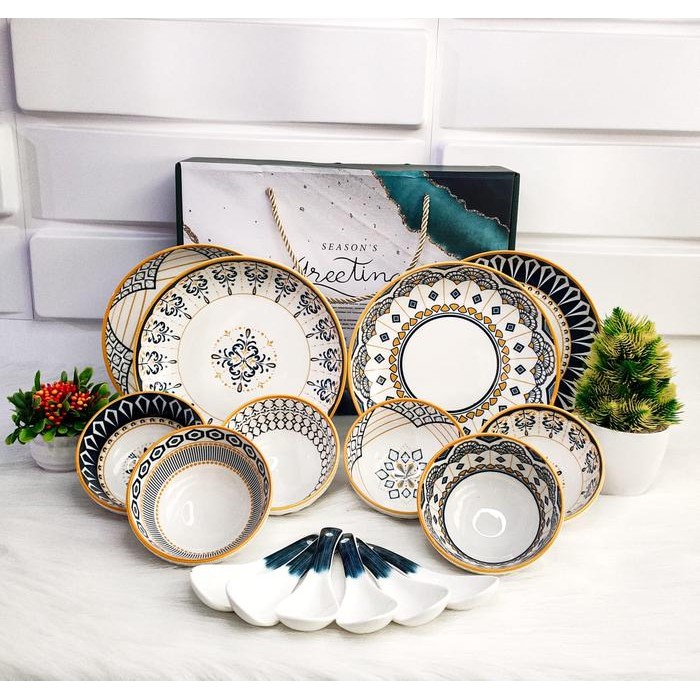 Japanese Set Tableware / Piring Set Jepang / Japanese Hampers Bowl