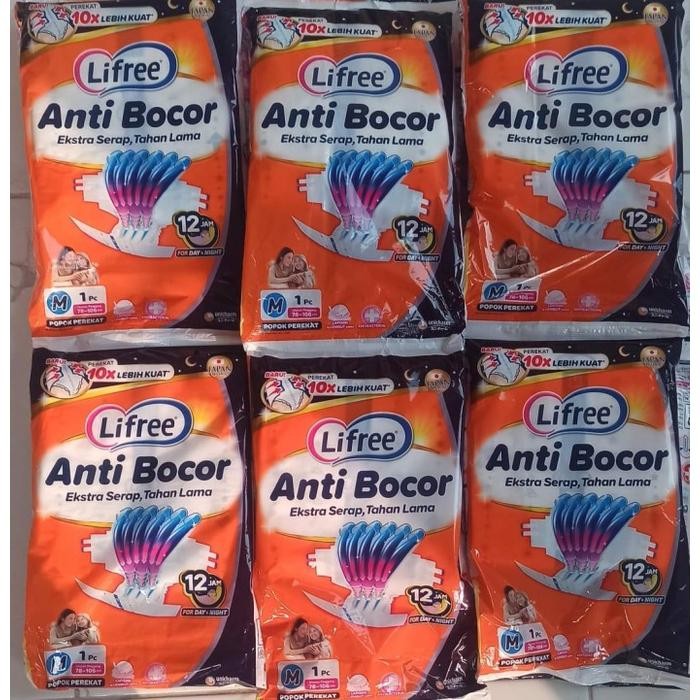 Isi 20 Lifree Popok Perekat Dewasa ukuran M/L/XL
