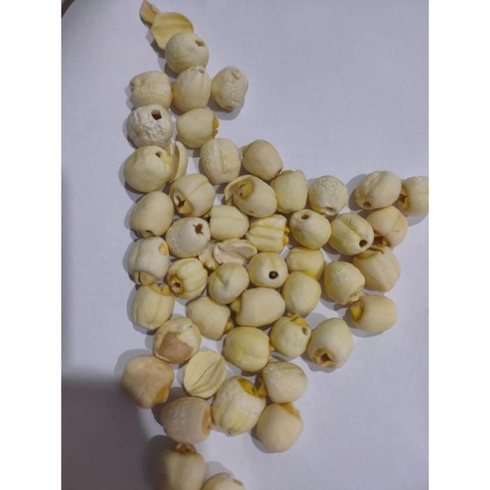 

terbaru !!! 500gr biji teratai/ white lotus seed / lian zhi / lienci / bai lian zi ready