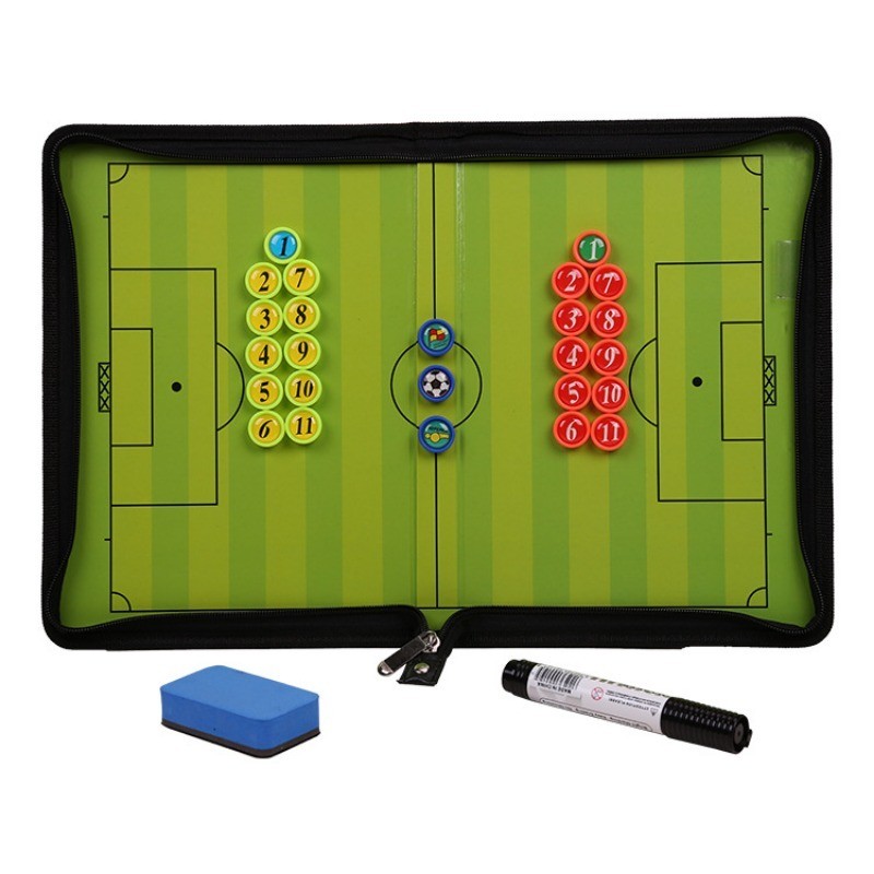 Foldable magnetic tactical board  football training tactical clipboard football coach tactical board