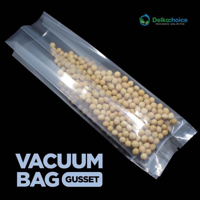 Ready- Plastik Vacuum Vacum Vakum Gusset Beras Delkochoice