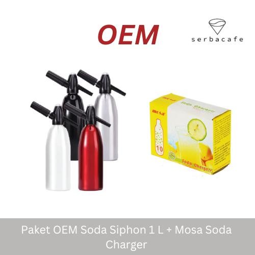 

OEM SODA SIPHON 1 L + MOSA SODA CHARGER