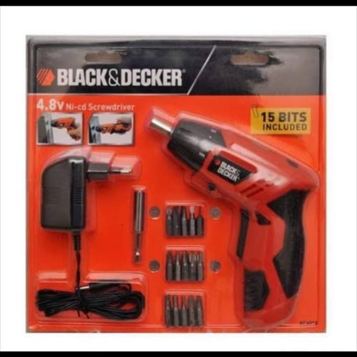 Bor Screwdriver 4.8V Black and dacker KC4815-B1
