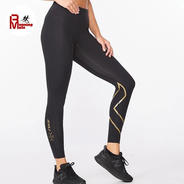 2Xu Women Force Mid-Rise Compression Tights New Ori Promo