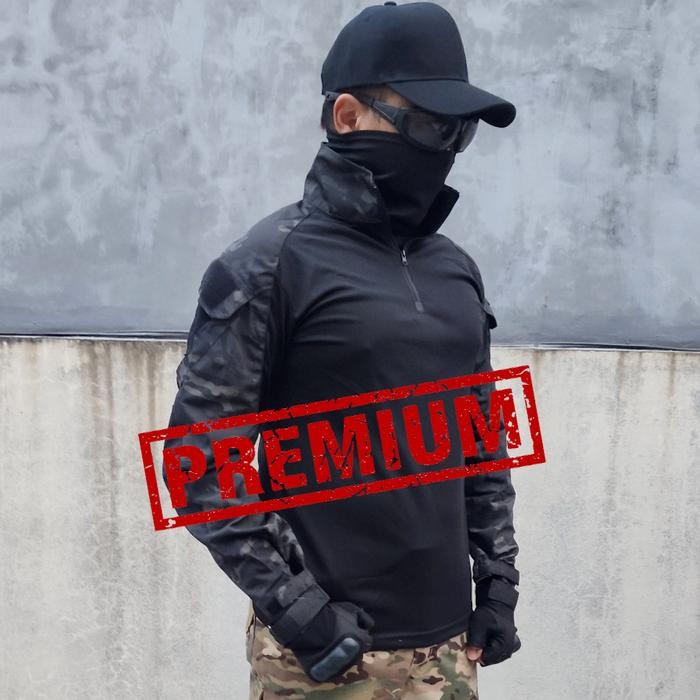 Gents- Kaos Tactical Kaos Combat Shirt Bdu Tactical Militer Lengan Panjang G3