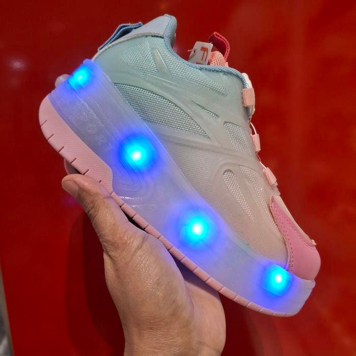 FLADEO KIDS BY FLADEO SEPATU RODA ANAK ANAK LAMPU BISA NYALA BISA COWOK/CEWEK MOTIF SUPER CUTEE