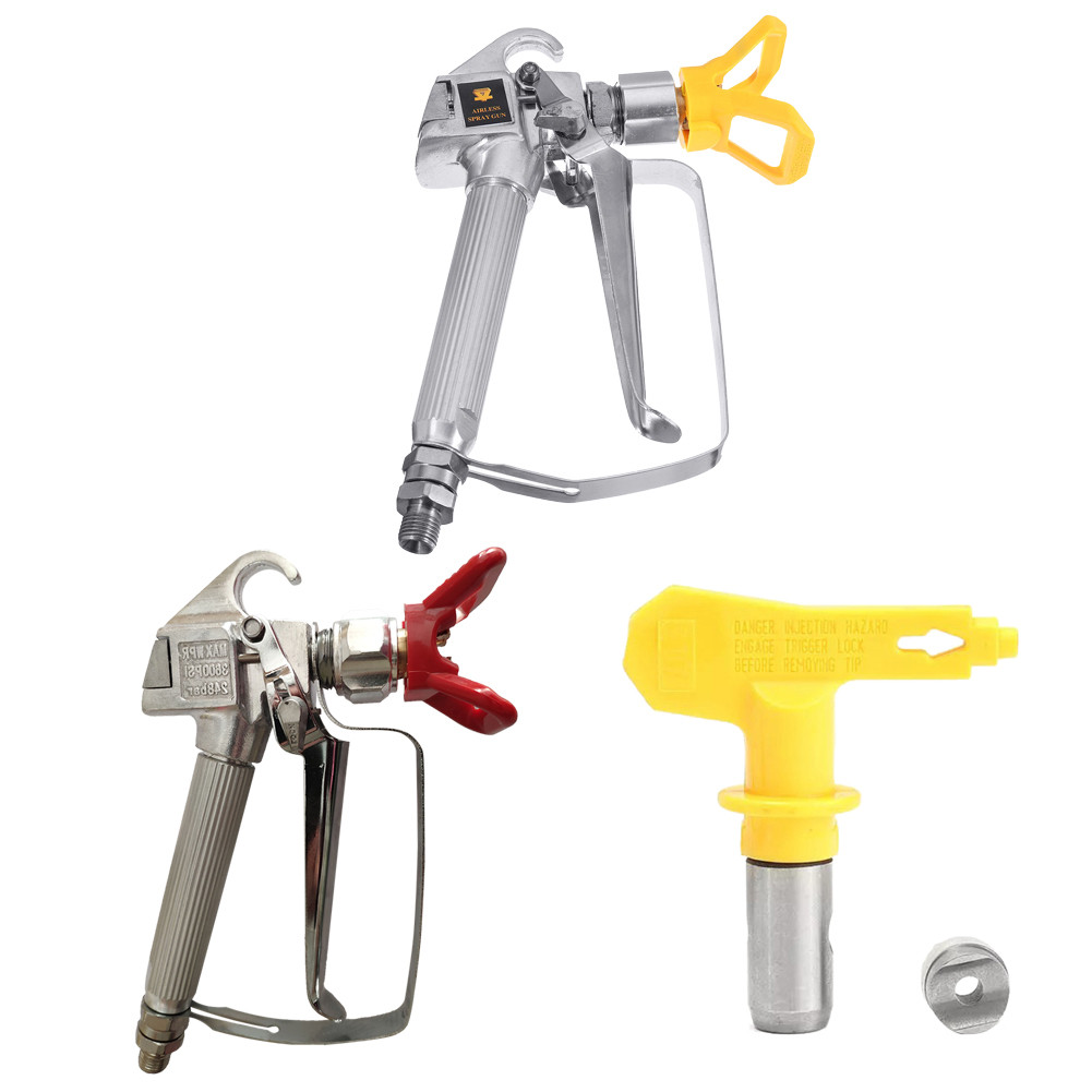 Airless Spray Gun Tungsten Steel Paint Guide Tool Quick Edge Airless Spraying Machine 3600psi Univer