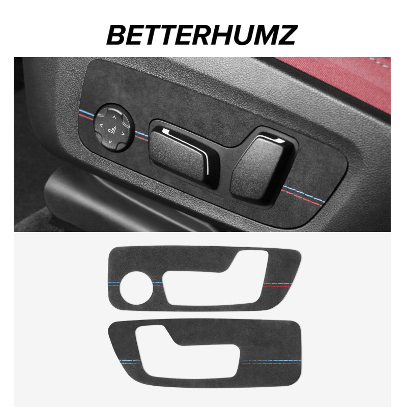 NEW FOR BMW X3 G01 X4 G02 MADE OF ALCANTARA SEAT ADJUSTMENT BUTTONS PANEL TRIM FRAME PERFORMANCE