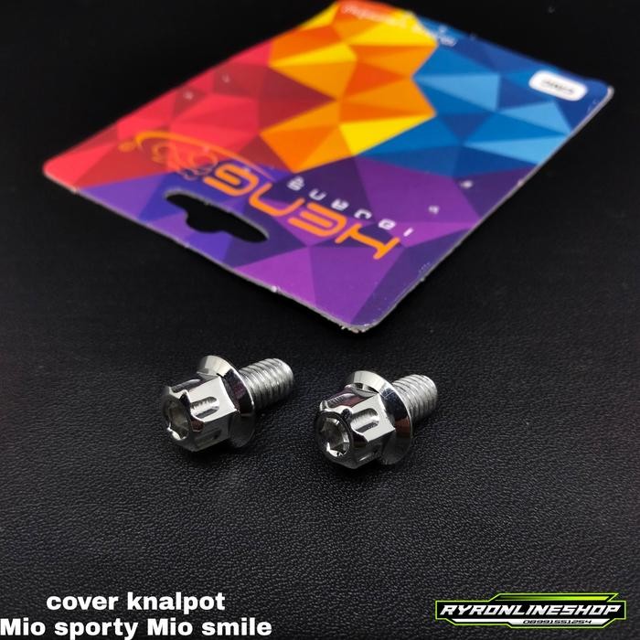 ORIGINAL.. PROBOLT STAINLESS BAUT COVER KNALPOT MIO SPORTY MIO SMILE