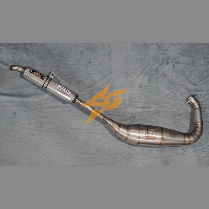 BARU.. KNALPOT AHAU NINJA RR STANDAR L 39 STAINLESS
