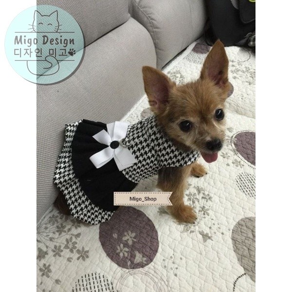 Mo Desn 15 Baju Dress Kucing Anjing Maid Pelayan Edition Cosplay HS Hitam / Pakaian AnaBul Kucing
