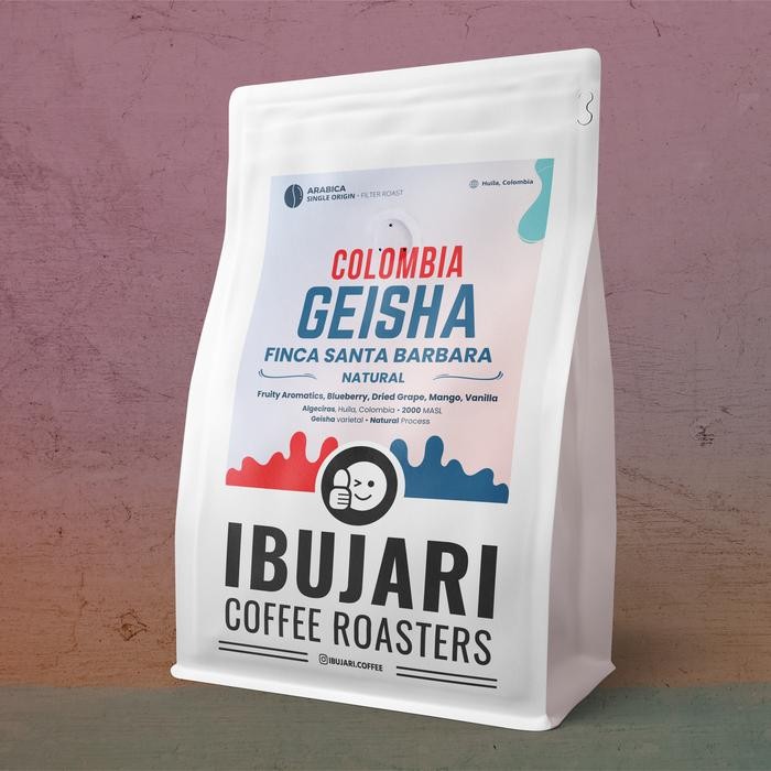 

Colombia Geisha Finca Santa Barbara Natural Biji Kopi Arabika Gesha