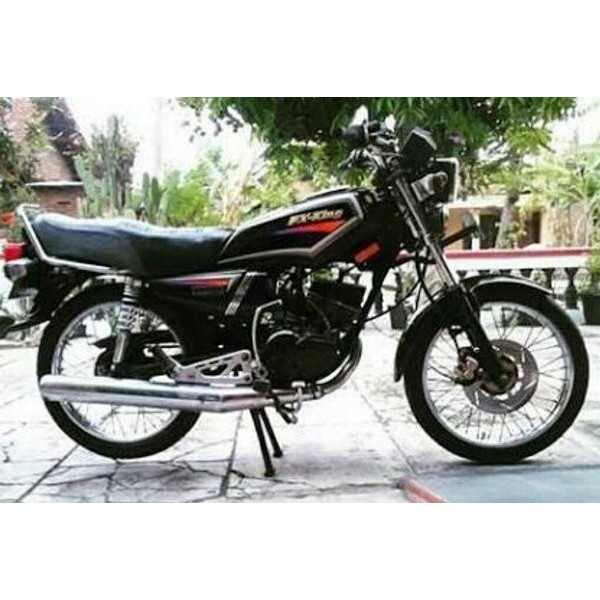 Striping Rx King List Sticker Rx King 2001 Hitam Original Lostpack - Asli