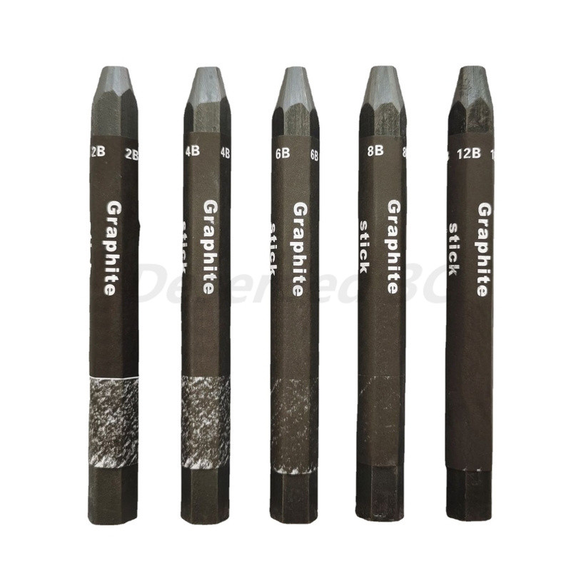 

Graphite Sticks Water Soluble Artist Sketching Shading Pencil Hexagon Shape 5Pcs