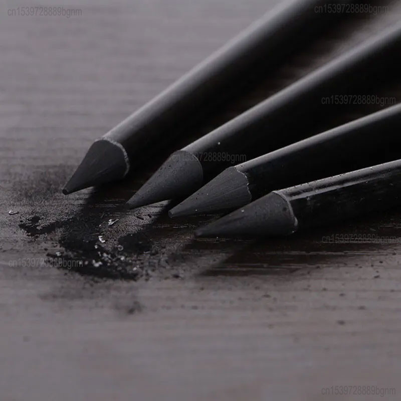 

6Pcs/Set Professional Woodless Graphite Charcoal Pencils Hb / 2H / 2B / 4B / 6B / 8B Soft Medium