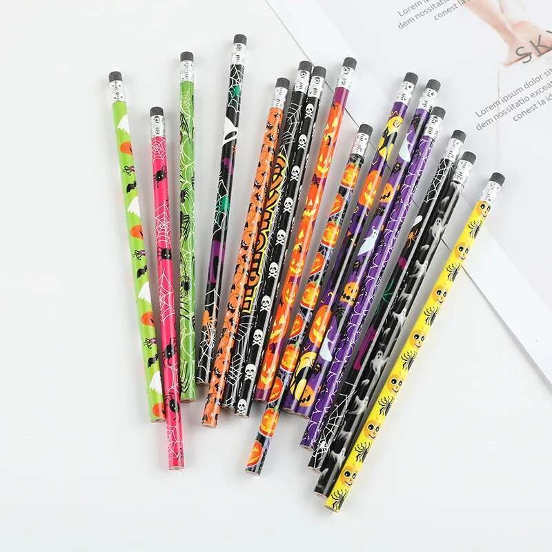 

1 Piece Lytwtw'S Pencil 2B Standard Round Easter Halloween Stationery School Office Supply Student