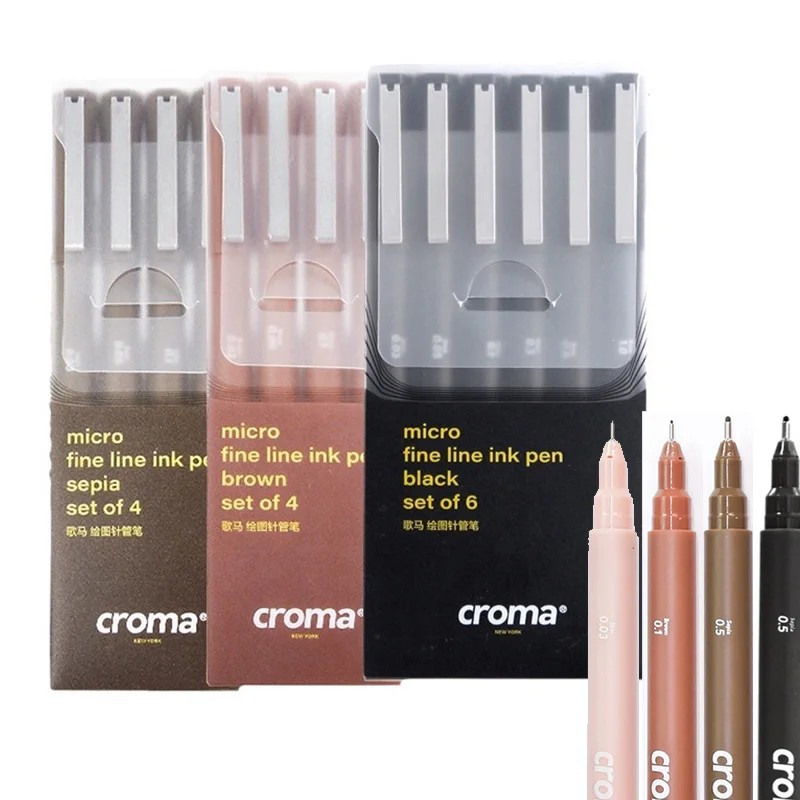 

Fineliner Drawing Micron Art Pens Calligraphy Pens For Artist Drawing Supplies Waterproof For