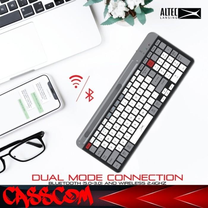 JTTOP" ALTEC LANSING KEYBOARD DUAL MODE WIRELESS/BLUETOOTH ALBK6268 ALBK-6268