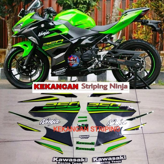 Striping New Ninja 250FI KRT EDITION Hijau