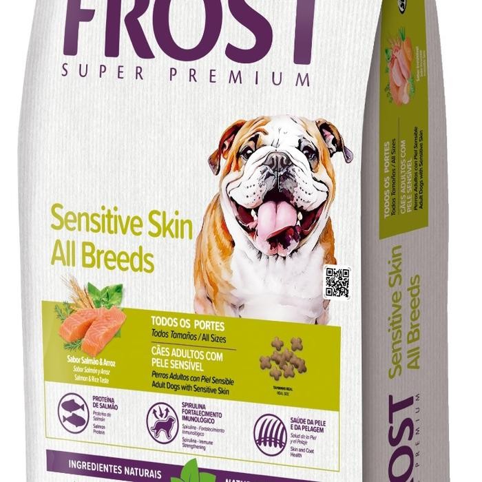 Frost sensitive skin salmon dog food 10.1kg khusus gosend