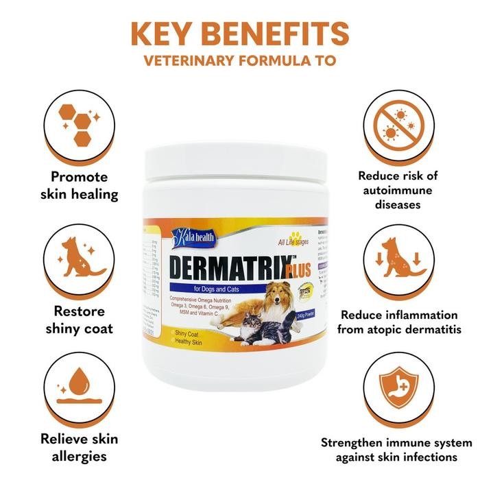 KalaHealth Dermatrix Plus Powder for Cat and Dog