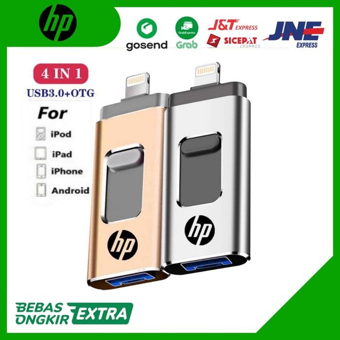 Flashdisk 4in1 untuk iphone IOS USB micro Android Hp 1 2 TB