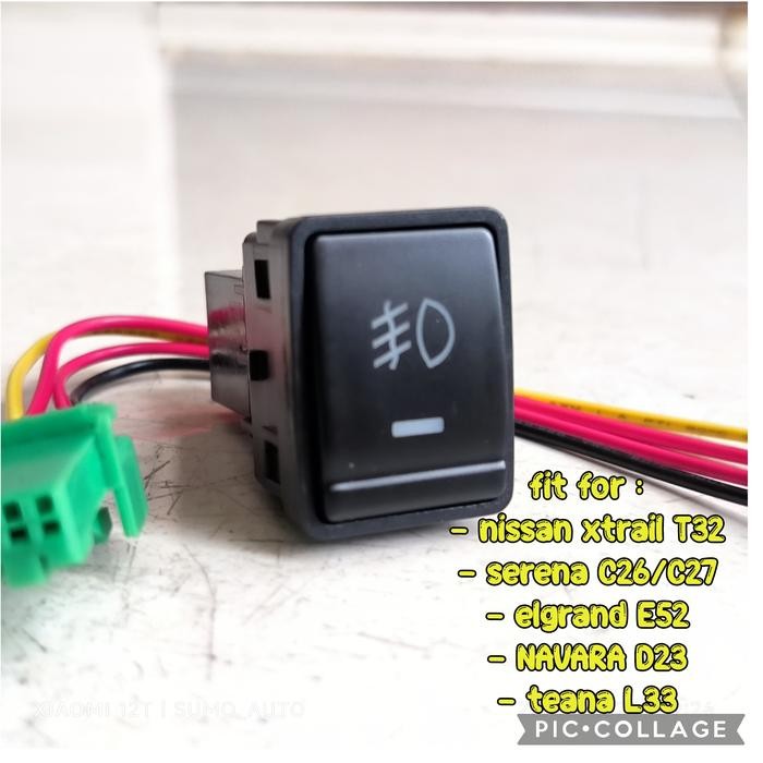 switch lampu tambahan saklar lampu DRL nissan XTRAIL T32 NAVARA
