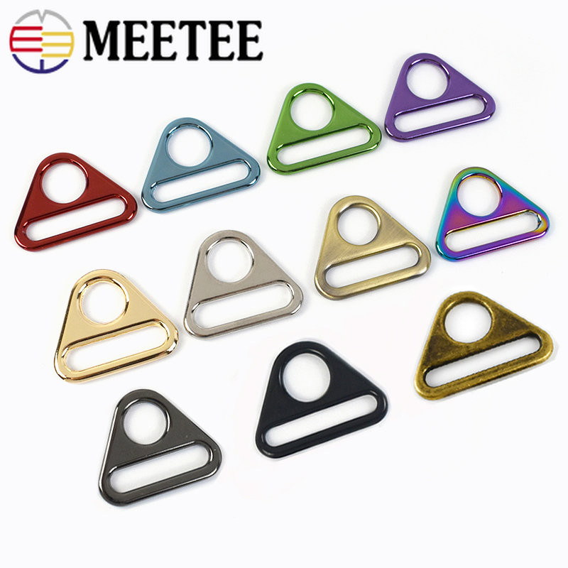 

10/30Pcs 25Mm Metal Buckles For Bag Backpack Strap Webbing Adjust Slider Clasp Bikini Ring Connector