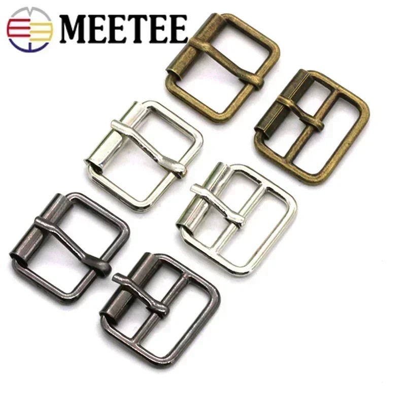 

10Pcs 20-50Mm Metal Belt Buckles Ring Tri-Glide Pin Buckle Bags Straps Rectangle Adjust Roller Shoes
