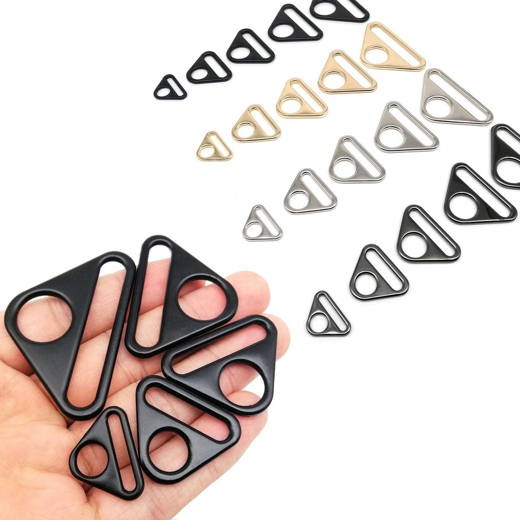 

Metal Thickened 20/25/32/38/50Mm Triangle O Dee Ring Buckle Loop Leather Craft Handbag Bag Purse