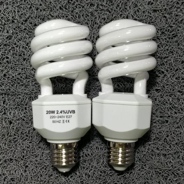 PREMIUM Bird Lamp 2.4% UVB 20w - Lampu Burung Lampu Pengganti Matahari