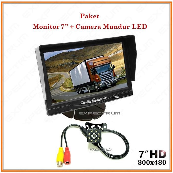 TERBARU! Monitor TV Ondash 7 inch - PAKET Monitor TV 7 inch & Kamera CCD LED