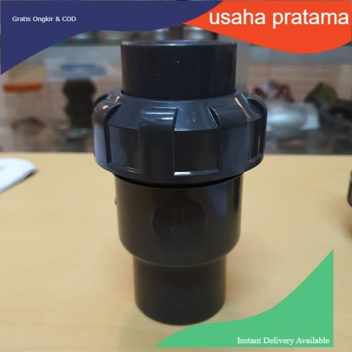 Laris Ball Check Valve Pvc 21/2" Inch True Union Ball Single